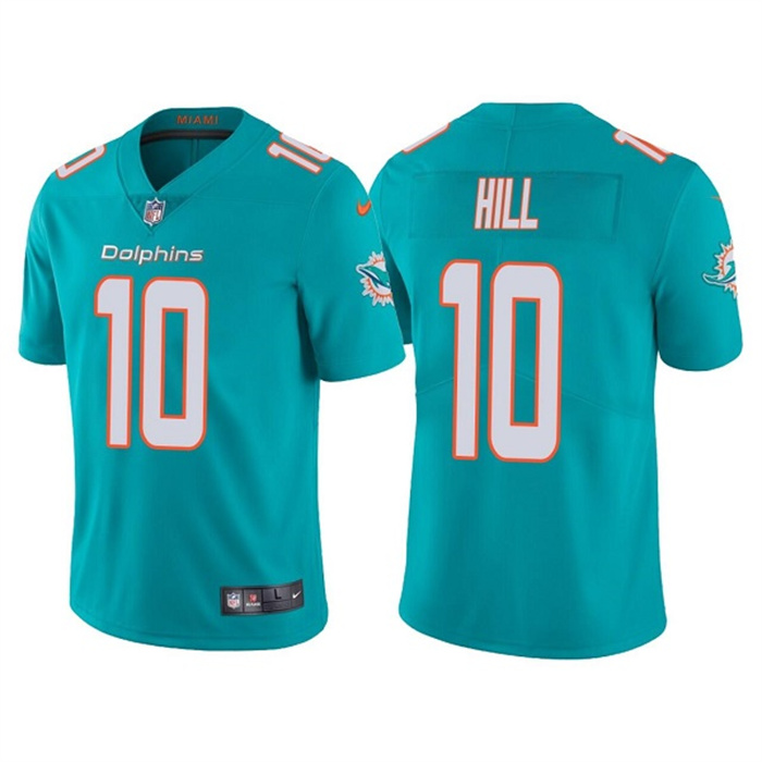 Toddlers Miami Dolphins #10 Tyreek Hill Aqua Vapor Limited Stitched Jersey Toddlers Miami Dolphins #10 Tyreek Hill Aqua Vapor Limited Stitched Jersey